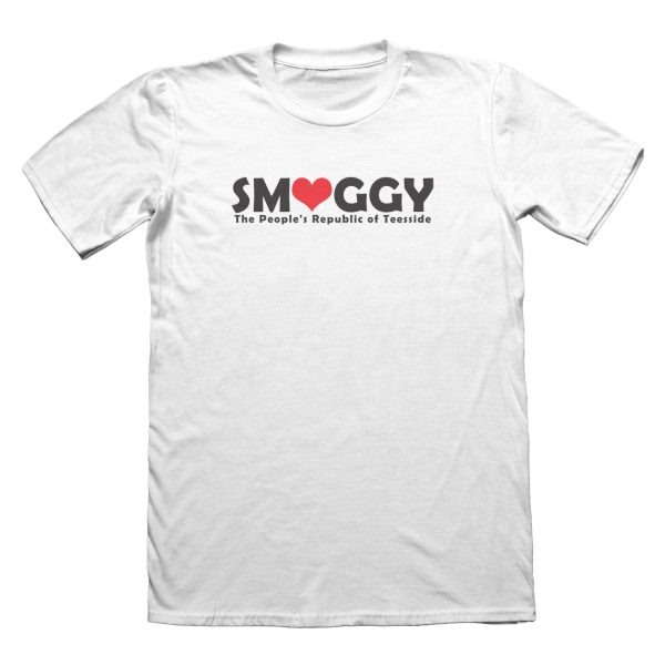 Smoggy Love Peoples Republic of Teesside T-Shirt - White